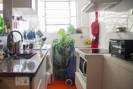 Cozinha de apartamento à venda com 1 quarto, 50m² em Bela Vista, São Paulo