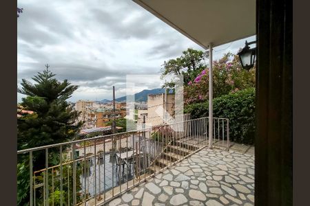 Varanda da Sala de casa para alugar com 4 quartos, 220m² em Grajaú, Rio de Janeiro