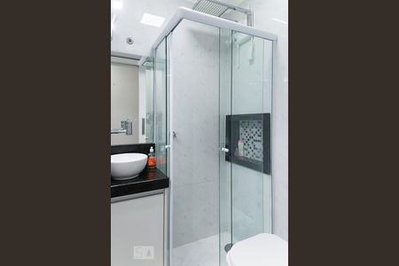 Banheiro de apartamento para alugar com 1 quarto, 45m² em Vila Buarque, São Paulo