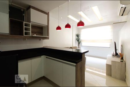 Cozinha americana de apartamento para alugar com 1 quarto, 40m² em Jardim Botânico, Rio de Janeiro