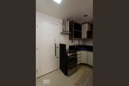 Cozinha americana de apartamento para alugar com 1 quarto, 40m² em Jardim Botânico, Rio de Janeiro