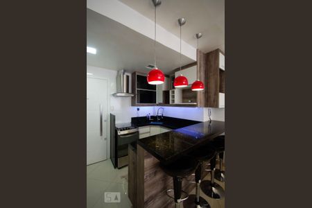 Cozinha americana de apartamento para alugar com 1 quarto, 40m² em Jardim Botânico, Rio de Janeiro