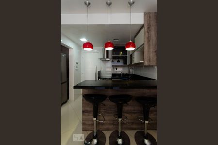 Cozinha americana de apartamento para alugar com 1 quarto, 40m² em Jardim Botânico, Rio de Janeiro