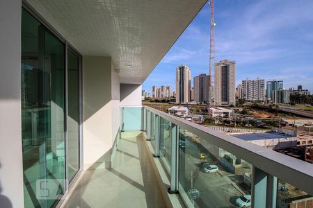 Varanda de kitnet/studio para alugar com 1 quarto, 31m² em Sul (águas Claras), Brasília