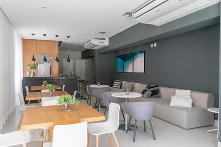 Apartamento para alugar com 34m², 2 quartos e sem vagaÁrea comum - Salão de festas