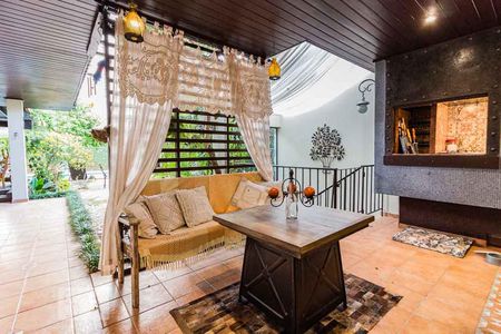 area gourmet de casa à venda com 5 quartos, 370m² em Jardim Botânico, Porto Alegre