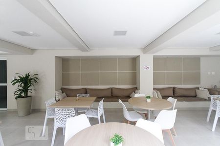 Área comum - Salão de festas de apartamento para alugar com 1 quarto, 28m² em Vila Alpina, São Paulo