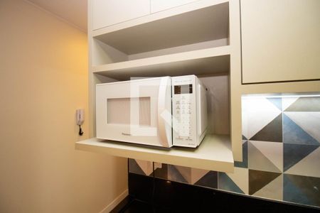 Studio para alugar com 28m², 1 quarto e 1 vaga Studio para alugar com 28m², 1 quarto e 1 vagaCozinha e Área de Serviço