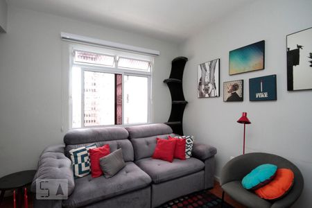 Sala de apartamento à venda com 1 quarto, 65m² em Vila Buarque, São Paulo