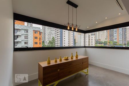 Varanda da Sala de apartamento para alugar com 2 quartos, 250m² em Vila Andrade, São Paulo