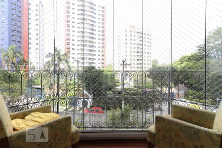 Varanda da Sala de apartamento para alugar com 2 quartos, 75m² em Vila Indiana, São Paulo