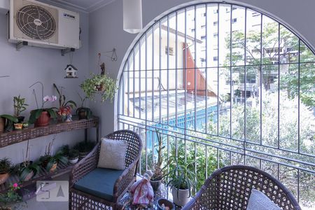 Varanda Sala de apartamento à venda com 4 quartos, 144m² em Perdizes, São Paulo