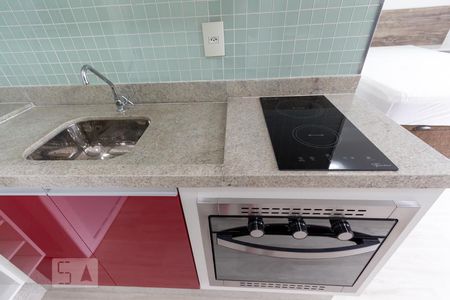 Cozinha de kitnet/studio para alugar com 1 quarto, 38m² em Chácara Itaim, São Paulo