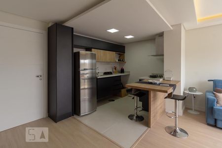 Studio para alugar com 46m², 1 quarto e 1 vagacozinha