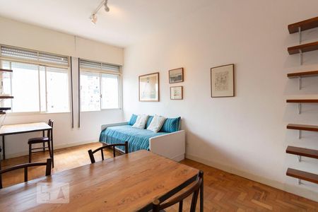 Sala de apartamento para alugar com 1 quarto, 40m² em Consolação, São Paulo