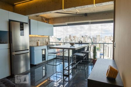 Cozinha de apartamento à venda com 1 quarto, 51m² em Barra Funda, São Paulo