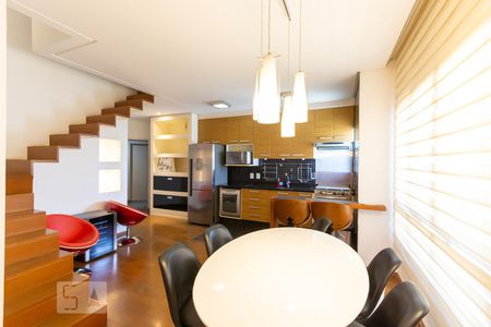 Sala de jantar de apartamento para alugar com 1 quarto, 115m² em Vila Andrade, São Paulo