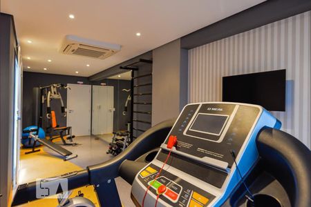 Apartamento para alugar com 40m², 1 quarto e 1 vaga Apartamento para alugar com 40m², 1 quarto e 1 vagaAcademia