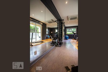 Apartamento para alugar com 40m², 1 quarto e 1 vaga Apartamento para alugar com 40m², 1 quarto e 1 vagaAcademia