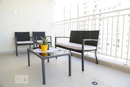 Varanda da Sala de apartamento para alugar com 2 quartos, 61m² em Vila Monte Alegre, São Paulo