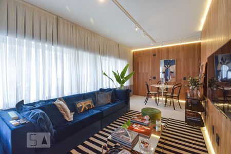 Sala de apartamento à venda com 1 quarto, 50m² em Jardim Paulista, São Paulo