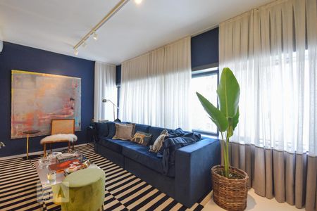 Sala de apartamento à venda com 1 quarto, 50m² em Jardim Paulista, São Paulo
