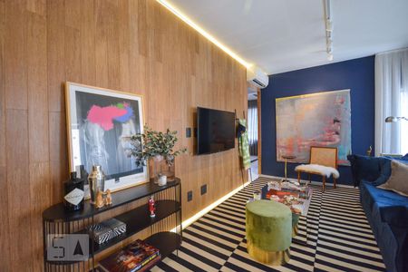 Sala de apartamento à venda com 1 quarto, 50m² em Jardim Paulista, São Paulo