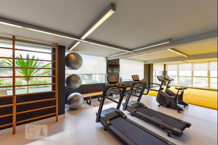 Apartamento para alugar com 37m², 1 quarto e 1 vaga Apartamento para alugar com 37m², 1 quarto e 1 vagaAcademia