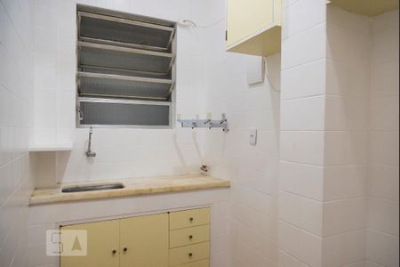 Cozinha de apartamento para alugar com 1 quarto, 40m² em Copacabana, Rio de Janeiro