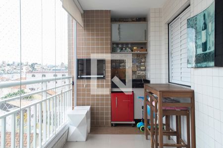 Varanda  de apartamento para alugar com 3 quartos, 110m² em Carandiru, São Paulo