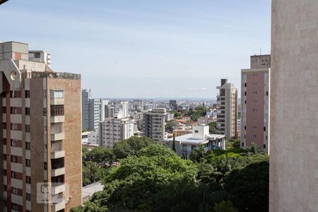 Vista da sala  de apartamento para alugar com 4 quartos, 225m² em Serra, Belo Horizonte
