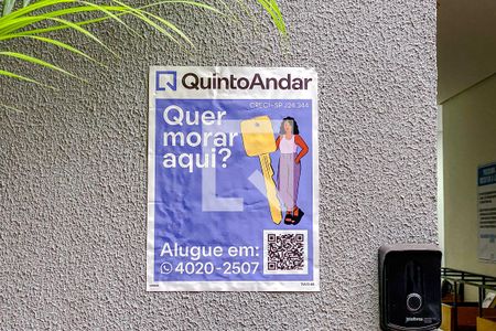 Studio à venda com 28m², 1 quarto e sem vagaFachada plaquinha 