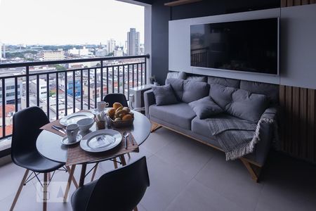 Varanda de kitnet/studio para alugar com 1 quarto, 33m² em Bom Retiro, São Paulo