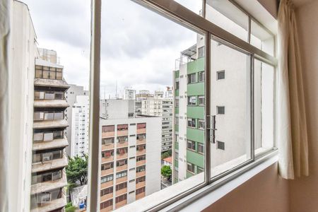 Quarto - Vista de apartamento para alugar com 1 quarto, 55m² em Cerqueira César, São Paulo