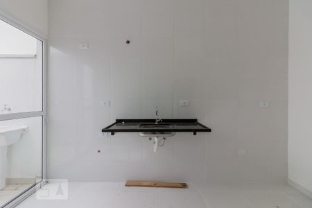 Sala e Cozinha de apartamento para alugar com 2 quartos, 61m² em Campestre, Santo André