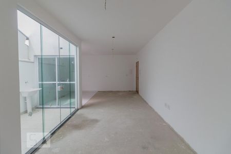 Sala e Cozinha de apartamento para alugar com 2 quartos, 61m² em Campestre, Santo André