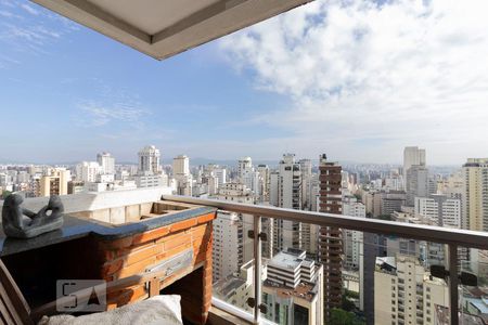 Varanda de apartamento à venda com 4 quartos, 142m² em Santa Cecilia, São Paulo