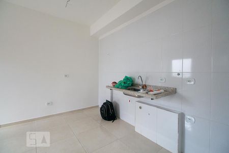 Sala e cozinha de casa de condomínio para alugar com 1 quarto, 42m² em Vila Matilde, São Paulo