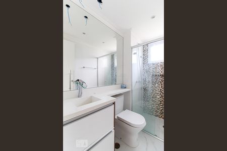 Banheiro da suíte 01 de apartamento à venda com 2 quartos, 92m² em Vila Regente Feijó, São Paulo