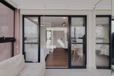 Varanda de kitnet/studio à venda com 1 quarto, 27m² em Jardim Paulista, São Paulo