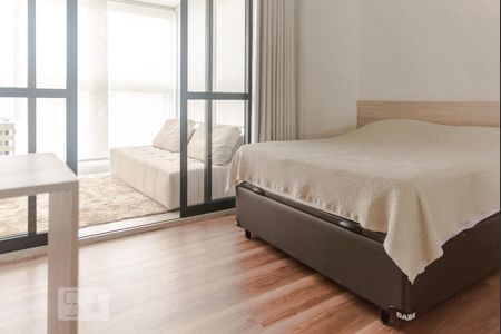 Sala e Quarta de kitnet/studio para alugar com 1 quarto, 27m² em Jardim Paulista, São Paulo