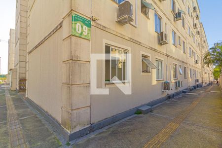 Fachada do bloco de apartamento à venda com 2 quartos, 56m² em São José, Canoas