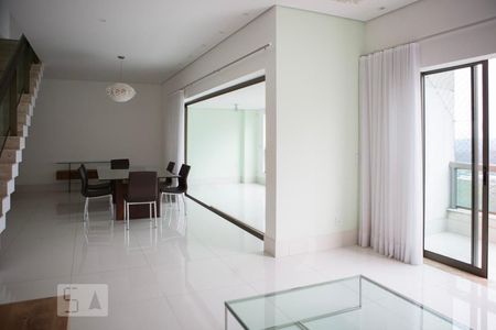 Sala de apartamento para alugar com 5 quartos, 420m² em Vila da Serra, Nova Lima