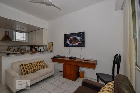 Sala de apartamento para alugar com 1 quarto, 50m² em Ipanema, Rio de Janeiro