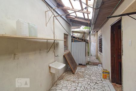 Casa de condomínio para alugar com 55m², 1 quarto e sem vagaDetalhe da area de serviço