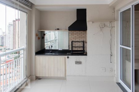 Varanda da sala de apartamento à venda com 2 quartos, 81m² em Vila Gumercindo, São Paulo