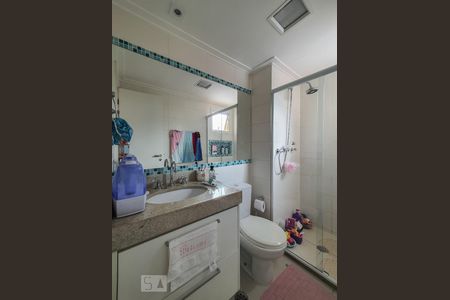 Banheiro da suíte 1 de apartamento à venda com 3 quartos, 193m² em Ipiranga, São Paulo