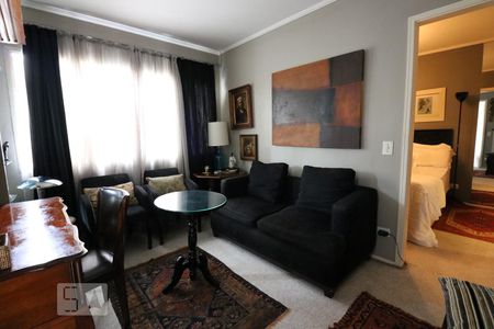 Sala de apartamento à venda com 1 quarto, 40m² em Consolação, São Paulo