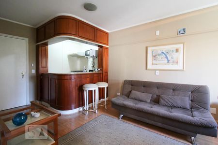 Sala de apartamento para alugar com 1 quarto, 35m² em Itaim Bibi, São Paulo