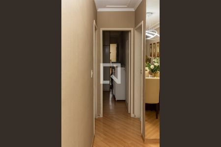 Apartamento para alugar com 55m², 2 quartos e 1 vagaCorredor dos Quartos e Banheiro